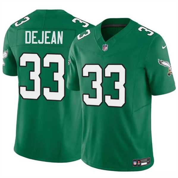 Men & Women & Youth Philadelphia Eagles #33 Cooper DeJean Green 2024 Draft F.U.S.E. Vapor Untouchable Throwback Limited Stitched Jersey